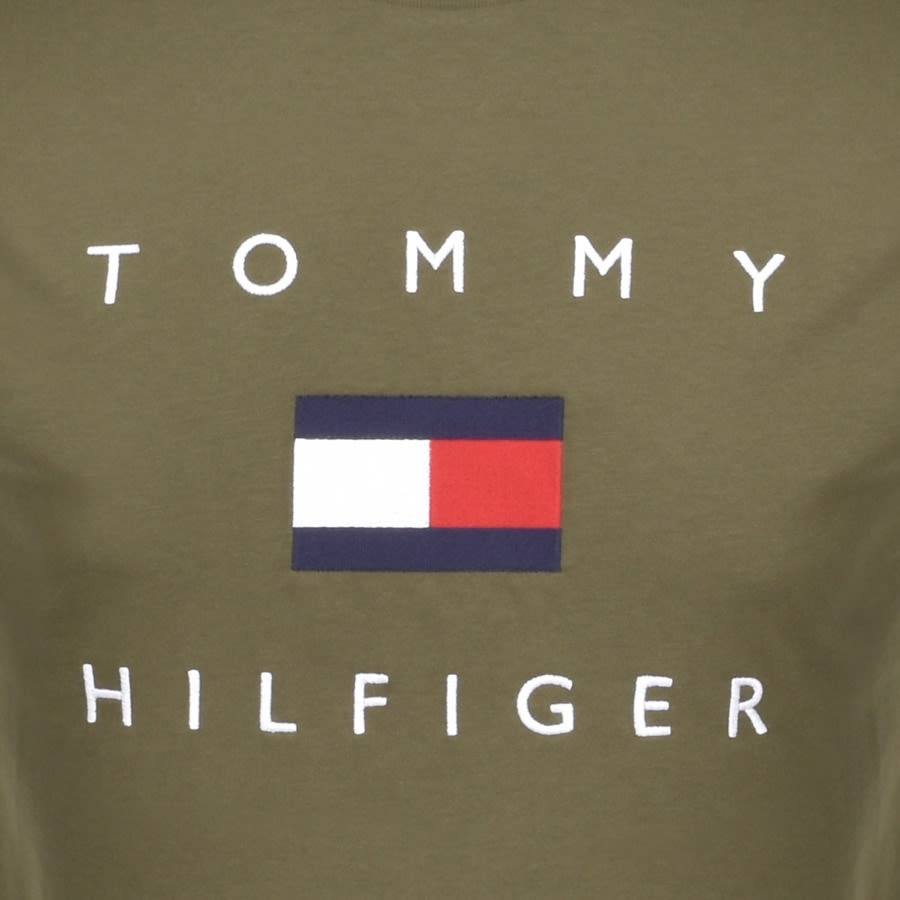 Alternative Image for ProductTommy Hilfiger Flag T Shirt Khaki3